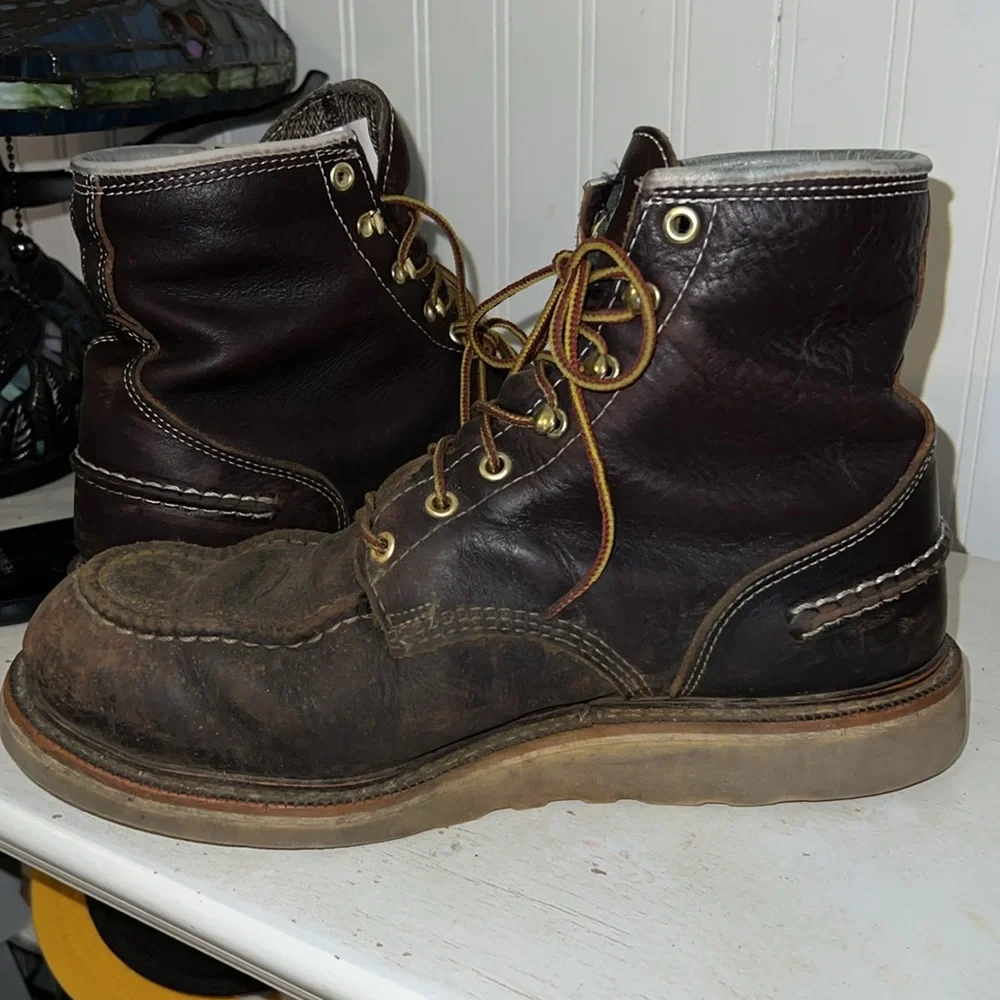 Thorogood ASTM Men's Brown Leather Boots Size 9